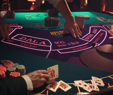 Live Casino Blackjack Table