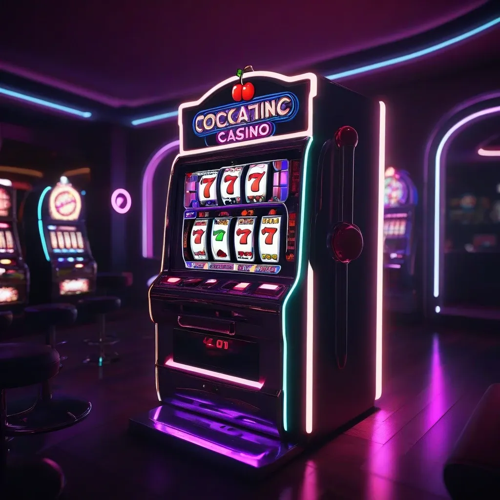 Neon Slot Machine Trap